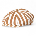 Chokore  Chokore Striped Retro Western Newsboy Cap (Camel)