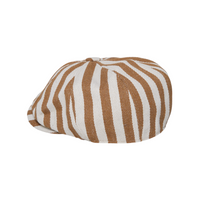 Chokore Chokore Striped Retro Western Newsboy Cap (Camel)