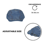 Chokore Chokore Denim Retro Ivy Cap (Jean Blue) 