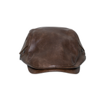 Chokore  Chokore PU Leather Ivy Cap with Rivet Detailing (Brown)