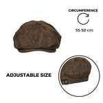 Chokore Chokore Retro Newsboy Cap (Coffee) 