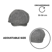 Chokore Chokore Retro Newsboy Cap (Grey)