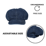 Chokore  Chokore Denim Newsboy Cap (Dark Blue)