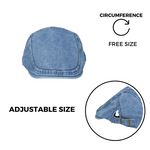 Chokore Chokore Denim Flat Ivy Cap (Denim Blue) 