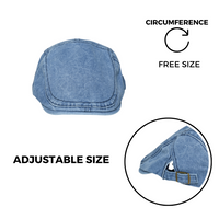 Chokore Chokore Denim Flat Ivy Cap (Denim Blue)