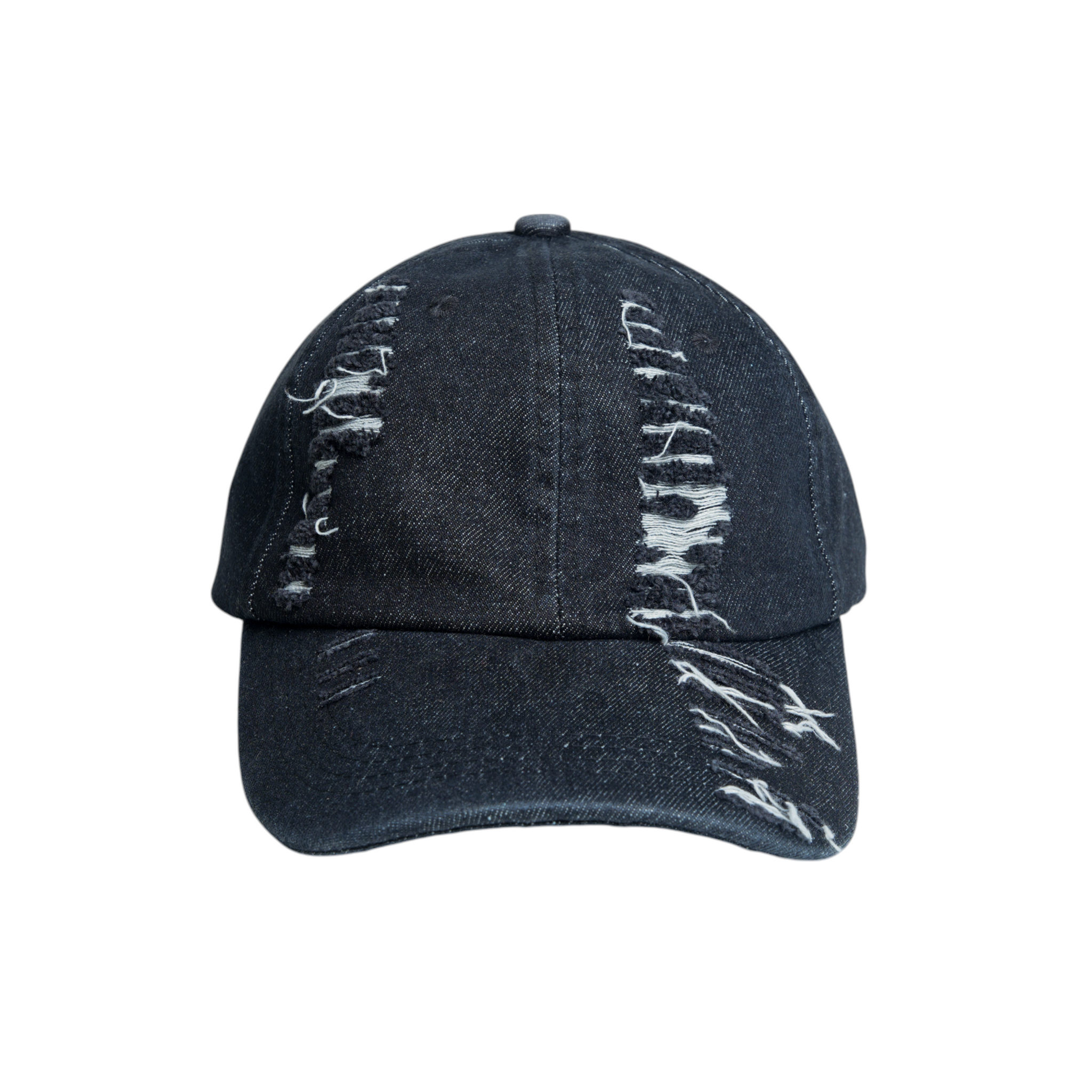 Chokore Classic Rugged Denim Baseball Cap (Black)