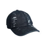 Chokore Chokore Classic Rugged Denim Baseball Cap (Black) 