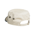 Chokore Chokore Retro Washed Flat Top Cap (Beige) 