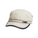 Chokore Chokore Retro Washed Flat Top Cap (Beige) 