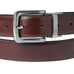 Chokore Chokore Reversible Cowhide Texture Belt (Brown) 