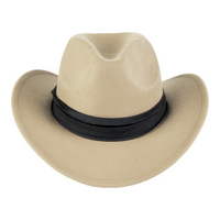 Chokore Chokore Cowboy Hat with Ribbon (Beige)