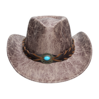 Chokore Chokore Western Cowboy Hat (Light Brown)