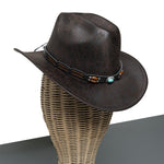 Chokore Chokore Western Cowboy Hat (Dark Brown) 