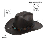 Chokore Chokore Western Cowboy Hat (Dark Brown) 