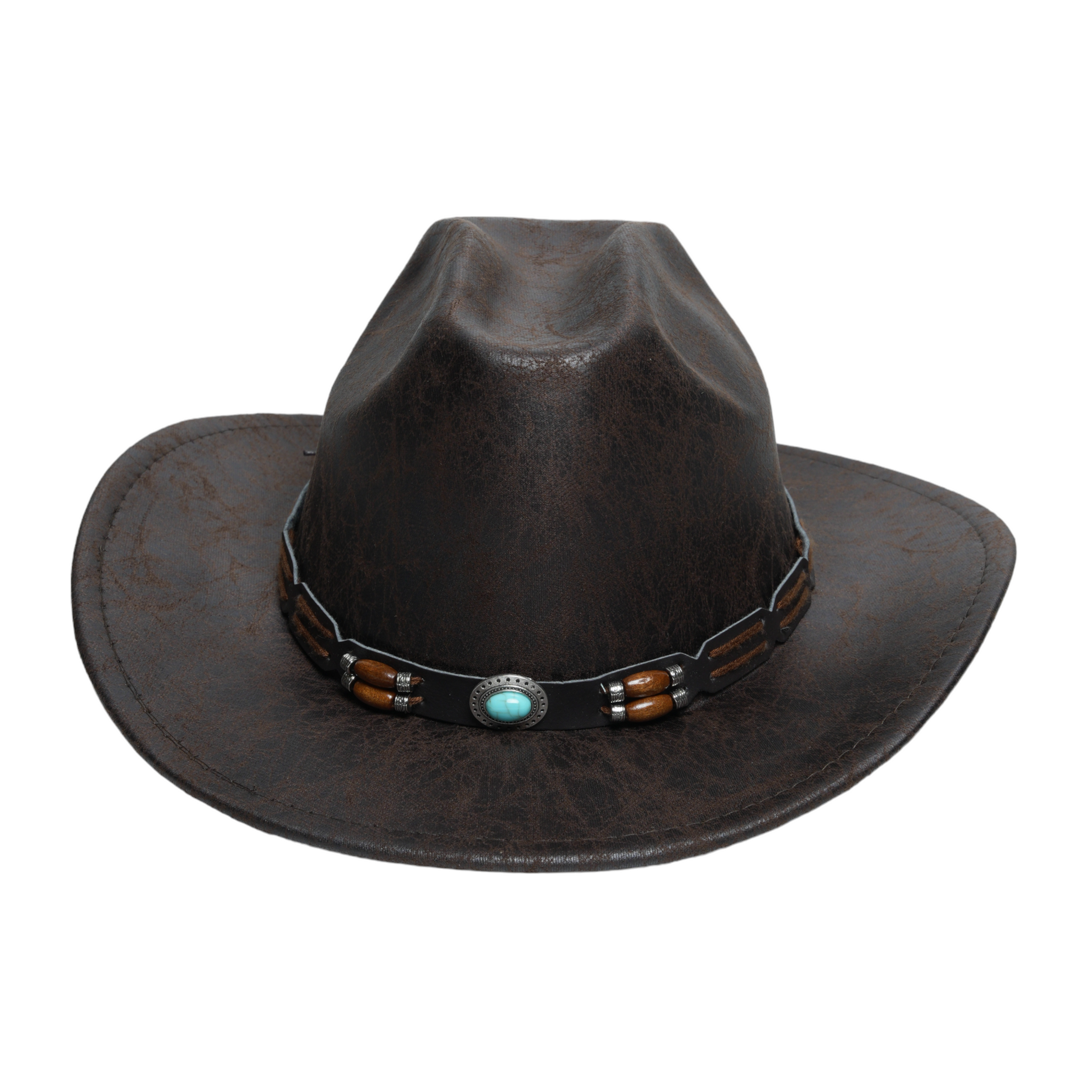 Chokore Western Cowboy Hat (Dark Brown)