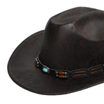 Chokore Chokore Western Cowboy Hat (Dark Brown) 