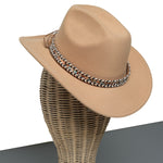 Chokore Chokore Cowboy Hat with Multicolor Belt (Camel) 