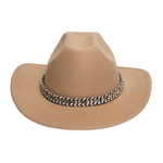 Chokore Chokore Cowboy Hat with Multicolor Belt (Camel) 