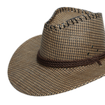 Chokore Chokore Western Sunshade Straw Cowboy Hat (Brown) 