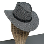 Chokore Chokore Western Sunshade Straw Cowboy Hat (Black) 