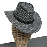 Chokore Chokore Western Sunshade Straw Cowboy Hat (Black)