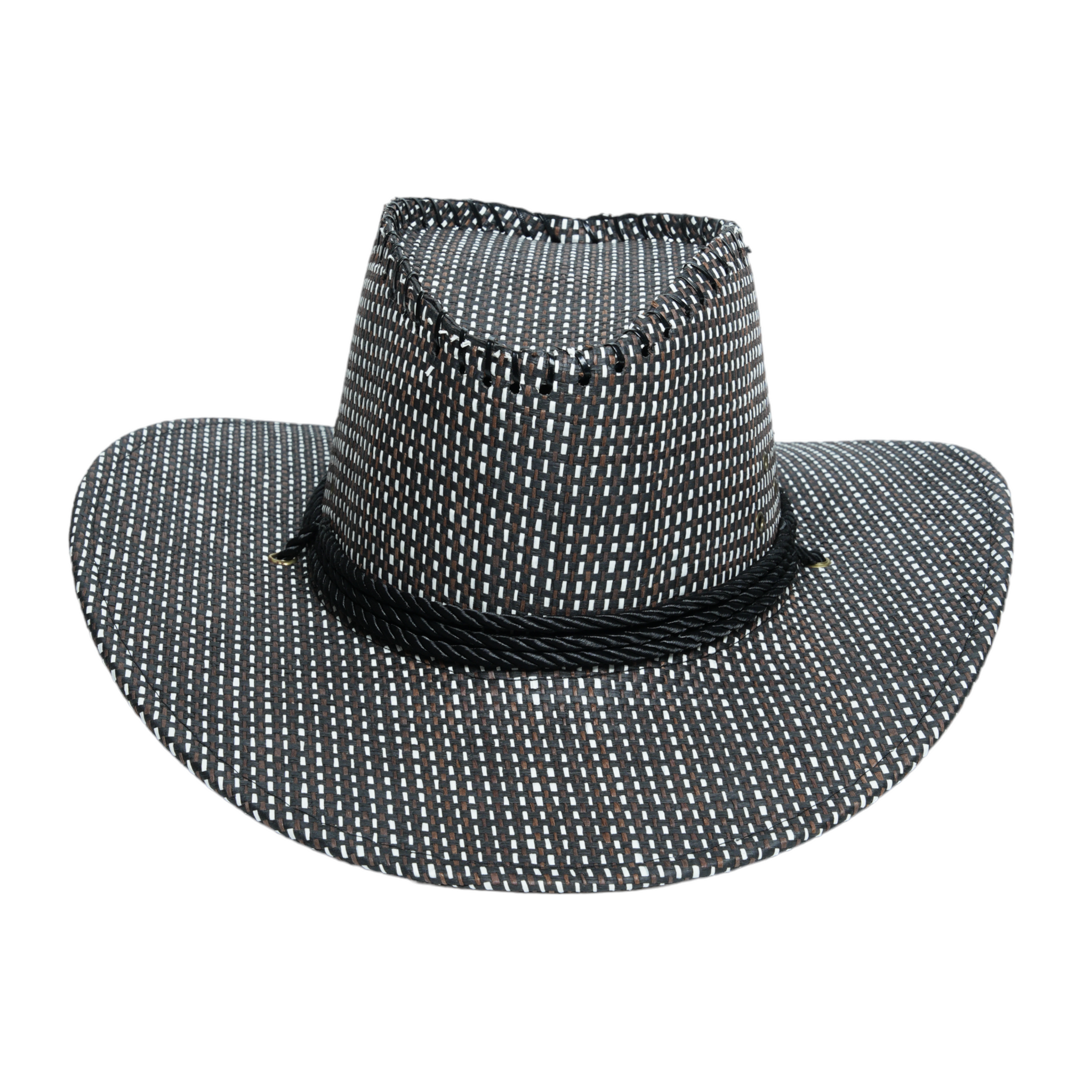 Chokore Western Sunshade Straw Cowboy Hat (Black)