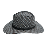 Chokore Chokore Western Sunshade Straw Cowboy Hat (Black)