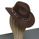 Chokore Chokore Cowboy Hat with Coin Belt (Coffee) 