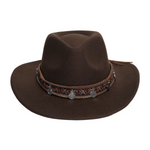 Chokore Chokore Cowboy Hat with Coin Belt (Coffee) 