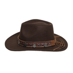 Chokore Chokore Cowboy Hat with Coin Belt (Coffee) 