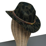 Chokore  Chokore Cow Print Cowboy Hat (Olive Green)