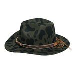 Chokore Chokore Cow Print Cowboy Hat (Olive Green) 