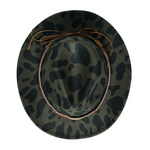 Chokore Chokore Cow Print Cowboy Hat (Olive Green) 