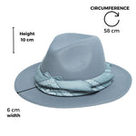 Chokore  Chokore Boho Chic Fedora Hat (Grey)