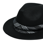 Chokore Chokore Boho Chic Fedora Hat (Black) 