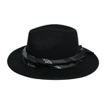 Chokore Chokore Boho Chic Fedora Hat (Black) 