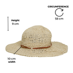 Chokore  Chokore Woven Floppy Straw Sun Hat (Beige)