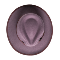 Chokore Chokore Vintage Jazz Party Fedora Hat (Purple)