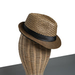 Chokore  Chokore Textured Panama Summer Straw Hat (Brown)