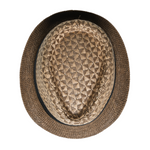 Chokore Chokore Textured Panama Summer Straw Hat (Brown) 