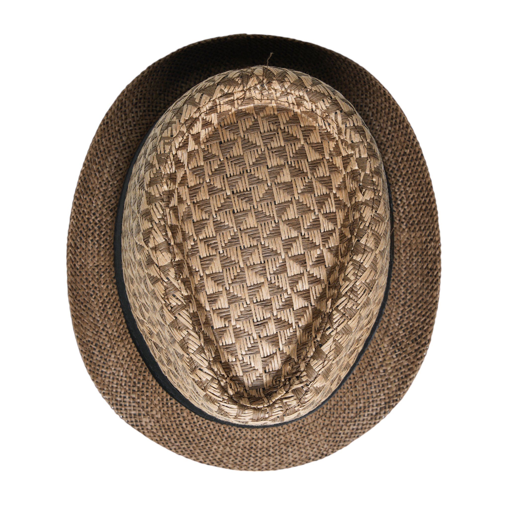 Chokore Textured Panama Summer Straw Hat (Brown)