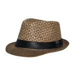 Chokore Chokore Textured Panama Summer Straw Hat (Brown) 