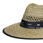 Chokore Chokore Wide Brim Grass Panama Straw Hat (Beige) 