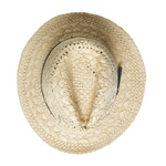 Chokore Chokore Woven Straw Fedora Hat (Beige) 