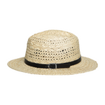 Chokore Chokore Woven Straw Fedora Hat (Beige) 