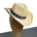 Chokore Chokore Maple Leaf Handcrafted Straw Cowboy Hat (Camel) Chokore Handcrafted Straw Cowboy Hat with American Flag Detail (Beige)