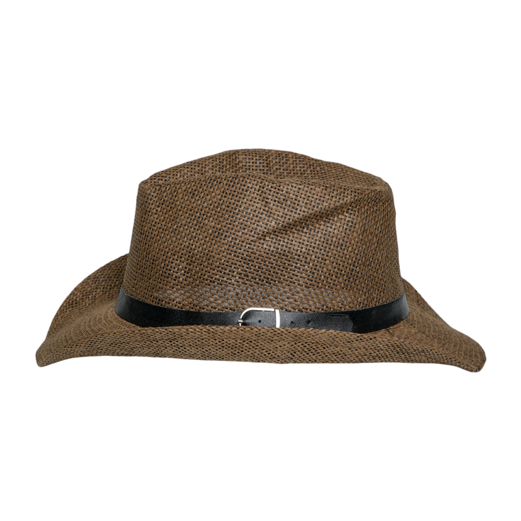 Chokore Sunshade Straw Fedora Hat (Brown)