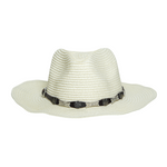 Chokore Chokore Summer Straw Hat with Buckle Belt (Off White) 