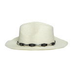 Chokore Chokore Summer Straw Hat with Buckle Belt (Off White) 