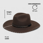 Chokore  Chokore Rustic Voyager Cowboy Hat (Brown)